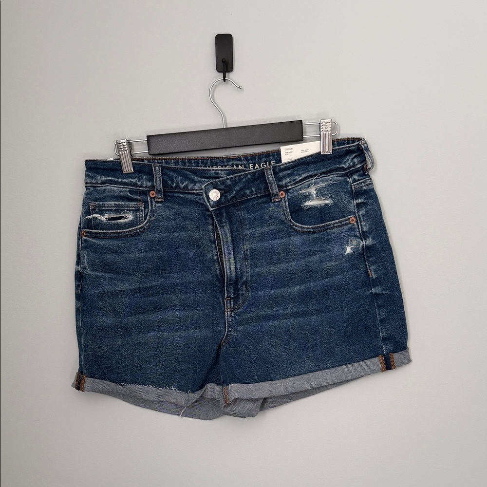 American Eagle Outfitters Dark Blue Jean Shorts